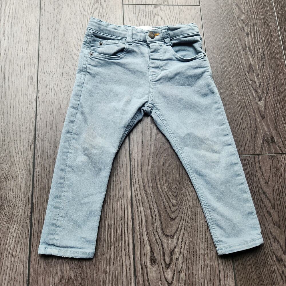 Zara Denim Color jeans, 18-24 month